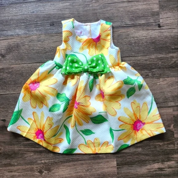 Bonnie Baby Spring Floral Dress - Picture 2 of 4